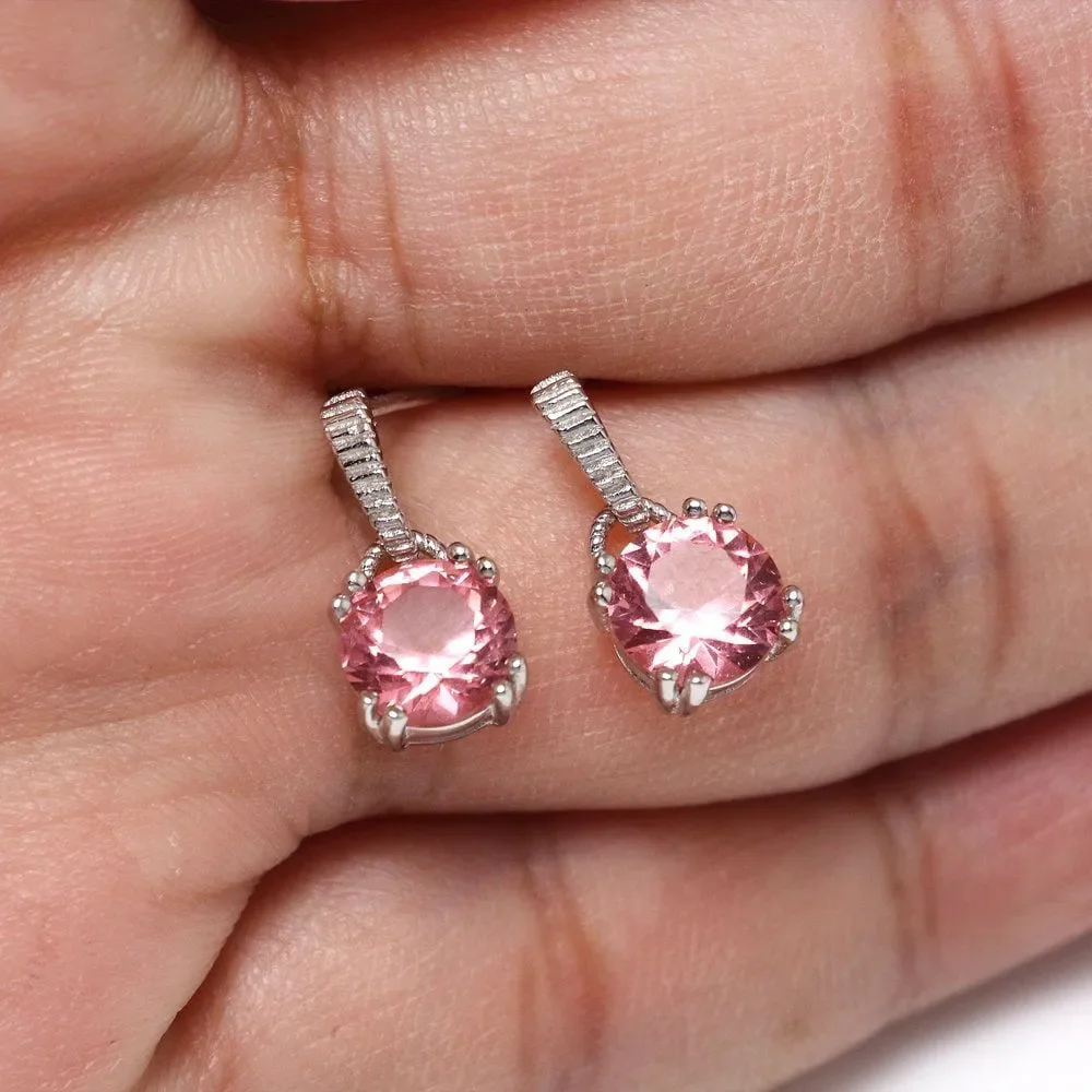 Sterling Silver Zulatanite Gemstone Earrings - Eye-catching and Timeless